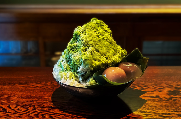 宇治抹茶のかき氷